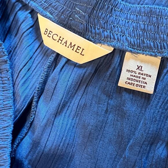 NWT Bechamel size XL beautiful blue pull on pants - Picture 3 of 4